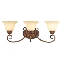 Regal Springs 3-Light Ebony Gold Wall Fixture by Westinghouse