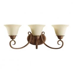 Regal Springs 3-Light Ebony Gold Wall Fixture by Westinghouse 10 Regal Springs 3-Light Ebony Gold Wall Fixture by Westinghouse -Westinghouse Shop ebony gold westinghouse vanity lighting 6221300 a0 1000