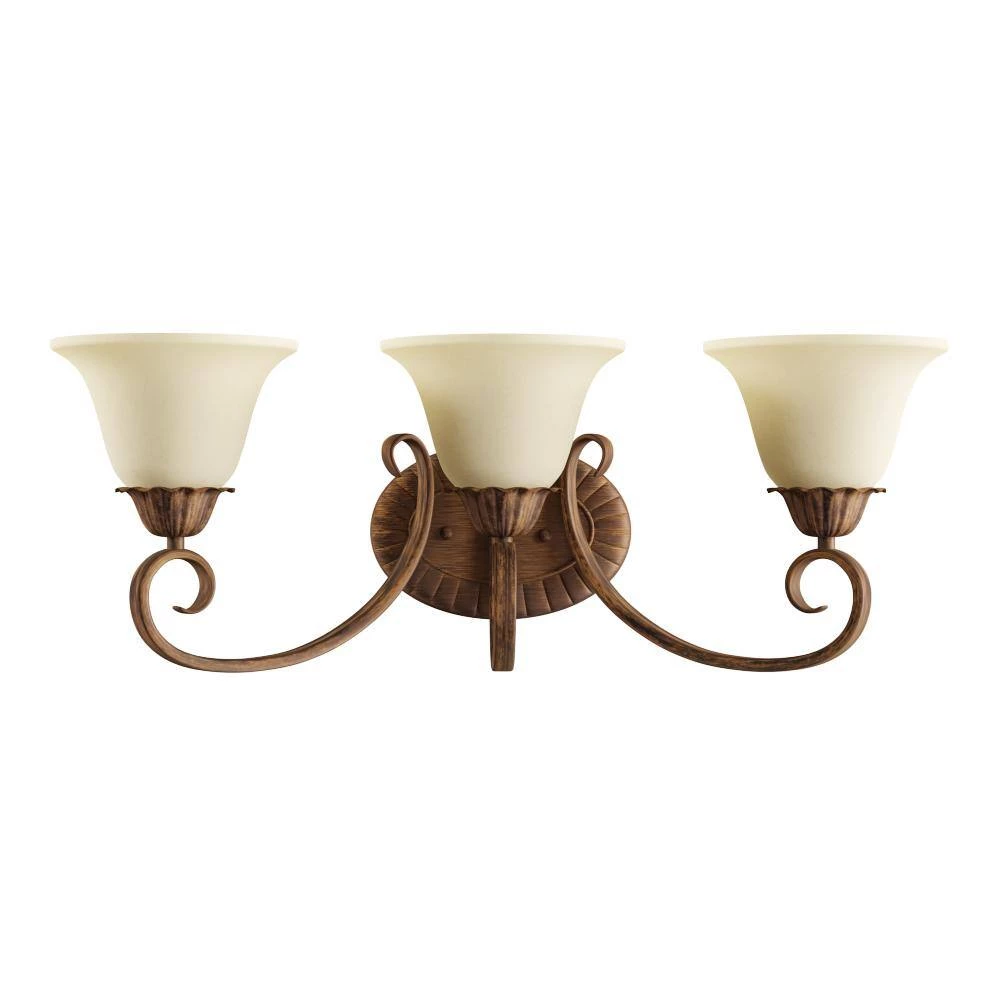 Regal Springs 3-Light Ebony Gold Wall Fixture by Westinghouse 4 Regal Springs 3-Light Ebony Gold Wall Fixture by Westinghouse - Image 4