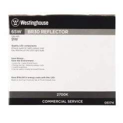 65W Equivalent Warm White BR30 Dimmable LED Flood Light Bulb (12-Pack) by Westinghouse -Westinghouse Shop frost westinghouse led light bulbs 0517400 fa 1000