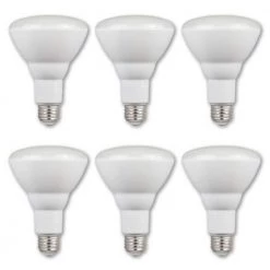 65-Watt Equivalent BR30 Dimmable Flood ENERGY STAR LED Light Bulb Bright White Light (6-Pack) by Westinghouse