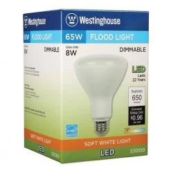 65W Equivalent Soft White R30 Dimmable LED Light Bulb (6-Pack) by Westinghouse -Westinghouse Shop frost westinghouse led light bulbs 5300020 4f 1000