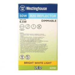 50W Equivalent Bright White R20 Dimmable LED Light Bulb (6 pack) by Westinghouse -Westinghouse Shop frost westinghouse led light bulbs 5316120 1f 1000