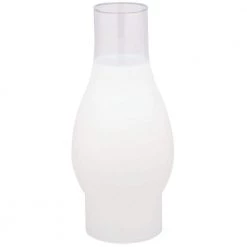 8-1/2 in. Handblown 3/4 Frosted Chimney with 3 in. Fitter and 4 in. Bulge by Westinghouse