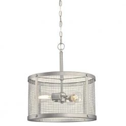 Emmett 3-Light Galvanized Steel Pendant by Westinghouse