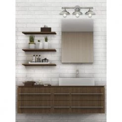 Iron Hill 3-Light Galvanized Steel Wall Mount Bath Light by Westinghouse -Westinghouse Shop galvanized steel westinghouse vanity lighting 6354700 31 1000