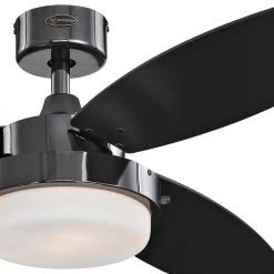 Alloy 52 in. LED Gun Metal Ceiling Fan by Westinghouse -Westinghouse Shop gun metal westinghouse ceiling fans with lights 7205300 a0 1000