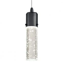 Cava 40-Watt Equivalent Gun Metal Integrated LED Mini Pendant with Bubble Glass by Westinghouse -Westinghouse Shop gun metal westinghouse pendant lights 6355400 c3 1000
