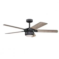 Morris 52 in. LED Iron Ceiling Fan with Light Fixture and Remote Control by Westinghouse -Westinghouse Shop iron westinghouse ceiling fans with lights 7225900 76 1000