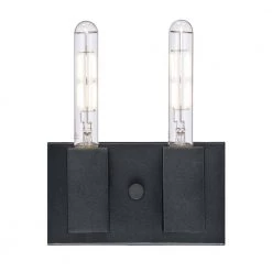 Skybridge 2-Light Iron Dimmable LED Wall Mount Bath Vanity Light with LED bulb by Westinghouse