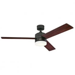 Alta Vista 52 in. LED Matte Black Ceiling Fan by Westinghouse -Westinghouse Shop matte black westinghouse ceiling fans with lights 7205900 31 1000