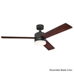 Alta Vista 52 in. LED Matte Black Ceiling Fan by Westinghouse -Westinghouse Shop matte black westinghouse ceiling fans with lights 7205900 a0 1000