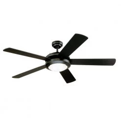 Comet LED 52 in. LED Matte Black Ceiling Fan with Light Fixture by Westinghouse