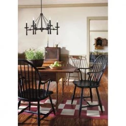 Meadowbrook 6-Light Matte Black Chandelier by Westinghouse -Westinghouse Shop matte black westinghouse chandeliers 6323700 31 1000