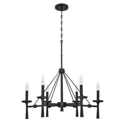 Meadowbrook 6-Light Matte Black Chandelier by Westinghouse -Westinghouse Shop matte black westinghouse chandeliers 6323700 4f 1000
