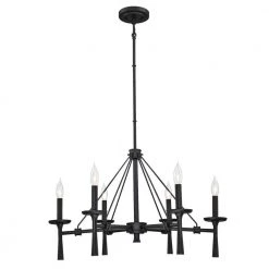 Meadowbrook 6-Light Matte Black Chandelier by Westinghouse