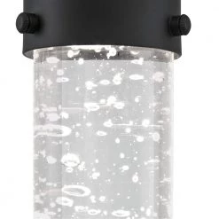Cava 40-Watt Equivalent Matte Black Integrated LED Mini Pendant with Bubble Glass by Westinghouse -Westinghouse Shop matte black westinghouse chandeliers 6372300 1f 1000