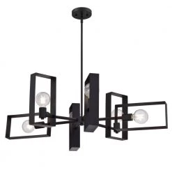 Porter 6-Light Matte Black Chandelier by Westinghouse 9 Porter 6-Light Matte Black Chandelier by Westinghouse -Westinghouse Shop matte black westinghouse chandeliers 6575600 1f 1000