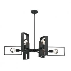 Porter 6-Light Matte Black Chandelier by Westinghouse 10 Porter 6-Light Matte Black Chandelier by Westinghouse -Westinghouse Shop matte black westinghouse chandeliers 6575600 44 1000