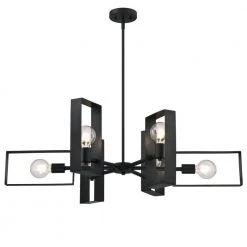 Porter 6-Light Matte Black Chandelier by Westinghouse