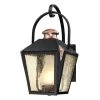Valley Forge Matte Black 1-Light Outdoor Wall Lantern Sconce by Westinghouse