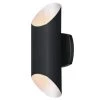 Carson 2-Light Matte Black LED Outdoor Dimmable Wall Cylinder Light by Westinghouse