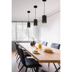 Phelps 1-Light Matte Black Mini Pendant with Perforated Metal Shade by Westinghouse -Westinghouse Shop matte black westinghouse pendant lights 6356600 31 1000