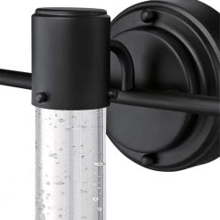 Cava 22-Watt Matte Black Integrated LED Wall Mount Bath Light by Westinghouse -Westinghouse Shop matte black westinghouse vanity lighting 6372500 4f 1000