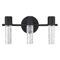 Cava 22-Watt Matte Black Integrated LED Wall Mount Bath Light by Westinghouse