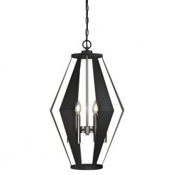 Coltin 6-Light Matte Black with Dark Pewter Accents Chandelier by Westinghouse -Westinghouse Shop matte blk w dark pew westinghouse chandeliers 6367700 1f 1000