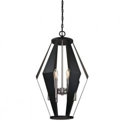 Coltin 6-Light Matte Black with Dark Pewter Accents Chandelier by Westinghouse
