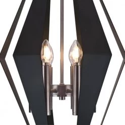 Coltin 6-Light Matte Black with Dark Pewter Accents Chandelier by Westinghouse -Westinghouse Shop matte blk w dark pew westinghouse chandeliers 6367700 fa 1000