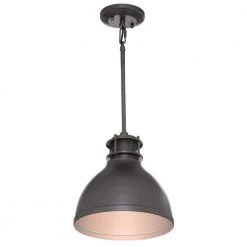 1-Light Matte Brushed Gun Metal Finish Pendant by Westinghouse -Westinghouse Shop matte brushed gunmet westinghouse chandeliers 6326800 40 1000