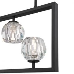 Zoa 5-Light Matte Brushed Gun Metal LED Chandelier with Crystal Glass Shades by Westinghouse -Westinghouse Shop matte brushed gunmet westinghouse chandeliers 6367200 4f 1000