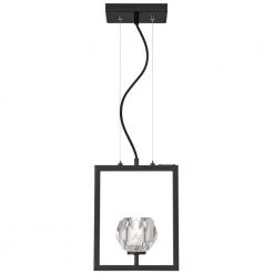 Zoa 1-Light Matte Brushed Gun Metal LED Pendant with Crystal Glass Shade by Westinghouse 10 Zoa 1-Light Matte Brushed Gun Metal LED Pendant with Crystal Glass Shade by Westinghouse -Westinghouse Shop matte brushed gunmet westinghouse chandeliers 6367400 4f 1000