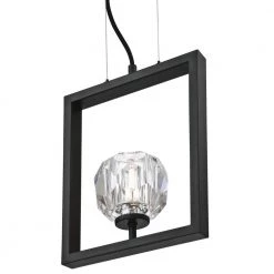 Zoa 1-Light Matte Brushed Gun Metal LED Pendant with Crystal Glass Shade by Westinghouse 9 Zoa 1-Light Matte Brushed Gun Metal LED Pendant with Crystal Glass Shade by Westinghouse -Westinghouse Shop matte brushed gunmet westinghouse chandeliers 6367400 c3 1000