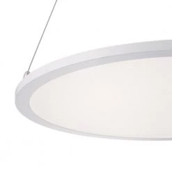Atler Integrated LED Matte White Chandelier with White Acrylic Disc by Westinghouse -Westinghouse Shop matte white westinghouse chandeliers 6575100 4f 1000