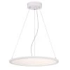 Atler Integrated LED Matte White Chandelier with White Acrylic Disc by Westinghouse