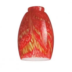 6-1/4 in. Handblown Van Gogh Shade with 2-1/4 in. Fitter and 4-3/8 in. Width by Westinghouse