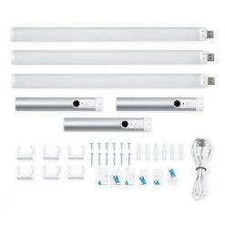 Rechargeable 17.8 in. LED Wireless Wave Activated Light Bar (3-Pack) by Westinghouse -Westinghouse Shop nickel westinghouse under cabinet lights wf82 44 1000