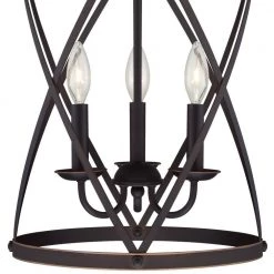 Isadora 3-Light Oil Rubbed Bronze Chandelier by Westinghouse -Westinghouse Shop oil rubbed bronze hi westinghouse chandeliers 6303700 1f 1000