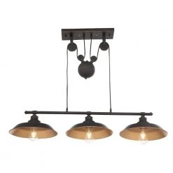 Iron Hill 3-Light Oil Rubbed Bronze Island Pulley Pendant by Westinghouse -Westinghouse Shop oil rubbed bronze hi westinghouse chandeliers 6332500 40 1000