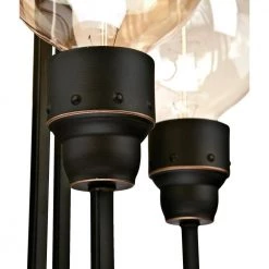 Walter 4-Light Oil Rubbed Bronze with Highlights Chandelier with Mesh Shade by Westinghouse -Westinghouse Shop oil rubbed bronze hi westinghouse chandeliers 6332900 44 1000