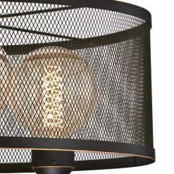 Walter 4-Light Oil Rubbed Bronze with Highlights Chandelier with Mesh Shade by Westinghouse -Westinghouse Shop oil rubbed bronze hi westinghouse chandeliers 6332900 fa 1000