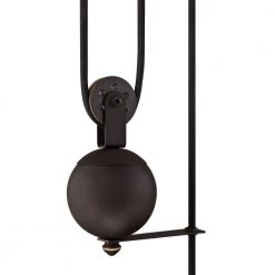 Iron Hill 1-Light Oil Rubbed Bronze with Highlights Pulley Pendant by Westinghouse -Westinghouse Shop oil rubbed bronze hi westinghouse chandeliers 6363200 4f 1000