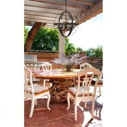 Stella Mira 6-Light Oil Rubbed Bronze with Highlights Outdoor Hanging Chandelier by Westinghouse -Westinghouse Shop oil rubbed bronze hi westinghouse outdoor chandeliers 6339000 31 1000