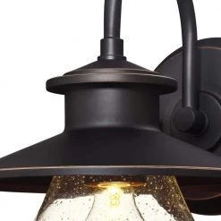 Delmont Oil Rubbed Bronze 1-Light with Highlights Outdoor Wall Lantern Sconce by Westinghouse -Westinghouse Shop oil rubbed bronze hi westinghouse outdoor sconces 6313500 1f 1000