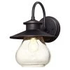 Delmont Oil Rubbed Bronze 1-Light with Highlights Outdoor Wall Lantern Sconce by Westinghouse