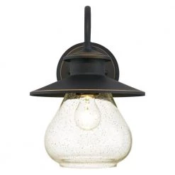 Delmont Oil Rubbed Bronze 1-Light with Highlights Outdoor Wall Lantern Sconce by Westinghouse -Westinghouse Shop oil rubbed bronze hi westinghouse outdoor sconces 6313500 c3 1000