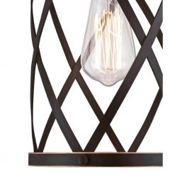 Isadora 1-Light Oil Rubbed Bronze with Highlights Mini Pendant by Westinghouse -Westinghouse Shop oil rubbed bronze hi westinghouse pendant lights 6362200 1f 1000
